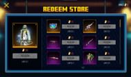 The Redeem Store (Image via Garena)